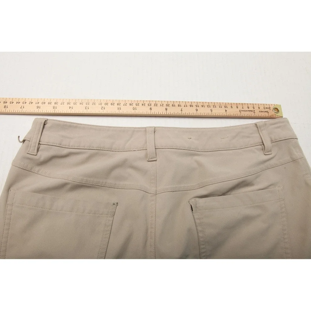 Lululemon Pants Mens 32 Khaki ABC 5 Pocket Slim Stretch Casual Performance Tech